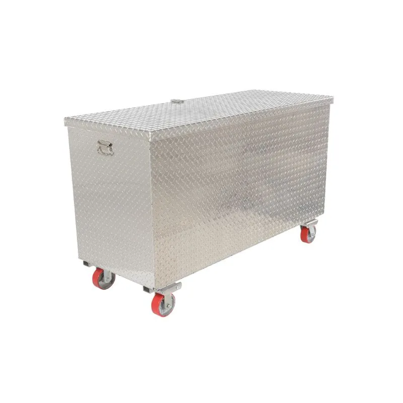 Vestil APTS-3060-C-FD Aluminum Portable Tool Box with Fold Down Front Door with Casters