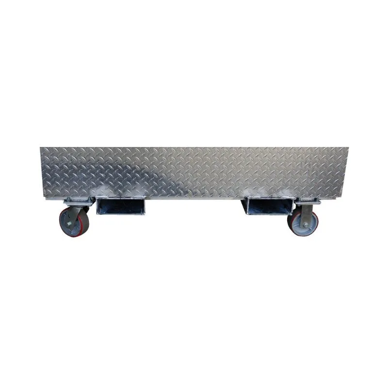 Vestil APTS-3648-CF Aluminum Portable Tool Box with Casters and Fork Pockets