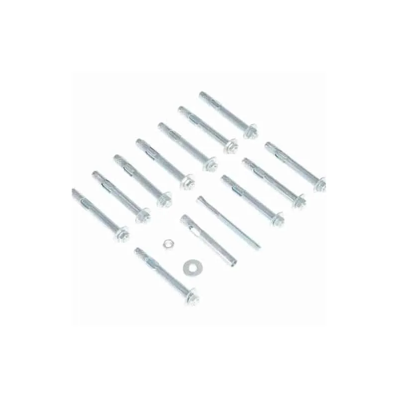 Vestil AS-124-12PK Steel Concrete Sleeve Anchor Bolts