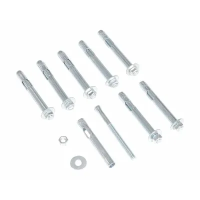 Vestil AS-124-8PK Steel Concrete Sleeve Anchor Bolts