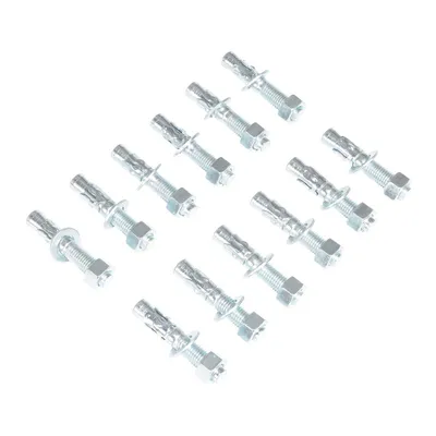 Vestil AS-344-12PK Steel Concrete Sleeve Anchor Bolts