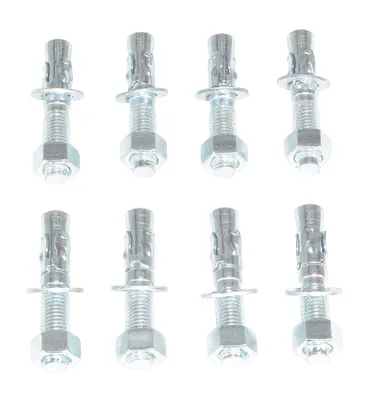 Vestil AS-344-8PK loading dock hardware kit shown from an alternate angle
