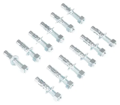 Vestil AS-346-12PK Concrete Sleeve Anchor Bolts