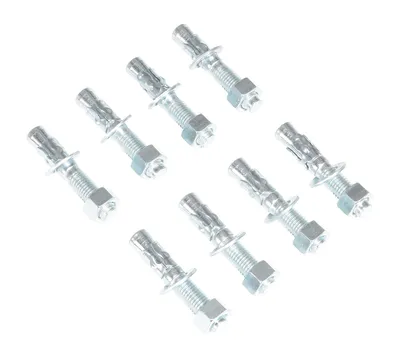 Vestil AS-346-8PK Concrete Sleeve Anchor Bolts