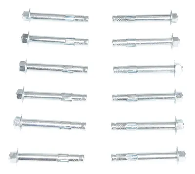 Vestil AS-584-12PK Steel Concrete Sleeve Anchor Bolts 4
