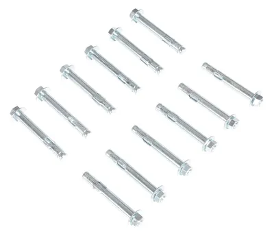Vestil AS-584-12PK Steel Concrete Sleeve Anchor Bolts