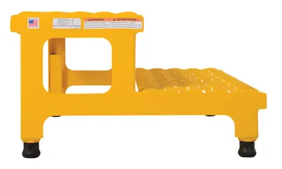 Vestil ASP-36 step stool shown from an alternate angle