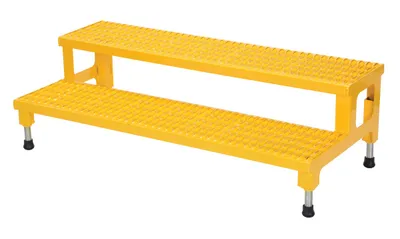 Vestil ASP-48 step stool shown from an alternate angle