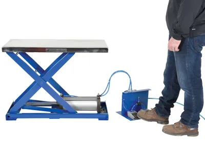 Vestil AT-20 Steel Pneumatic Scissor Lift Table 5
