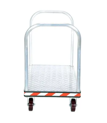 Vestil ATP-C-2448-2HDL flatbed cart shown from an alternate angle