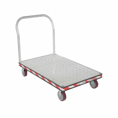 Vestil ATP-C-3048 Aluminum Heavy Duty Tread Plate Platform Truck