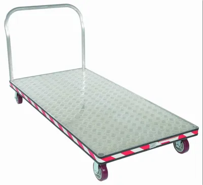 Vestil ATP-C-3672 Aluminum Heavy Duty Tread Plate Platform Truck