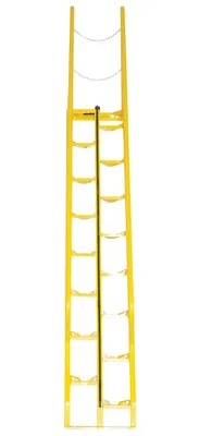 Vestil ATS-10-56 ship ladder shown from an alternate angle