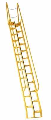 Vestil ATS-14-68 ship ladder shown from an alternate angle