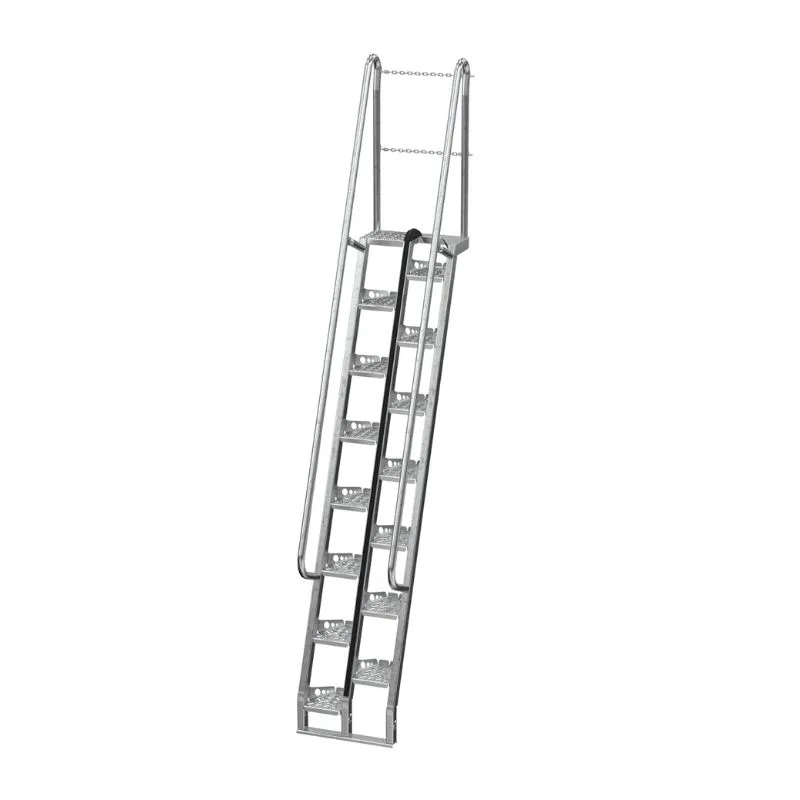 Vestil ATS-9-68-HDG Galvanized Alternate Tread Stair