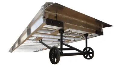 Vestil AY-169330 yard ramp shown from an alternate angle