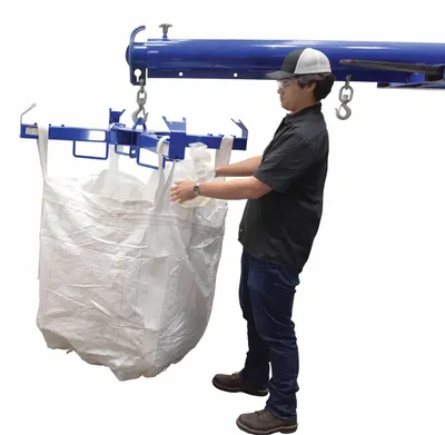 Vestil BBL-4 hoisting hook shown from an alternate angle