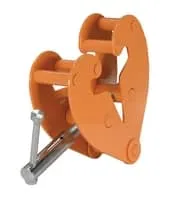 Vestil BC-1 hoists and crane shown from an alternate angle