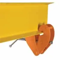 Vestil BC-1 hoists and crane shown from an alternate angle