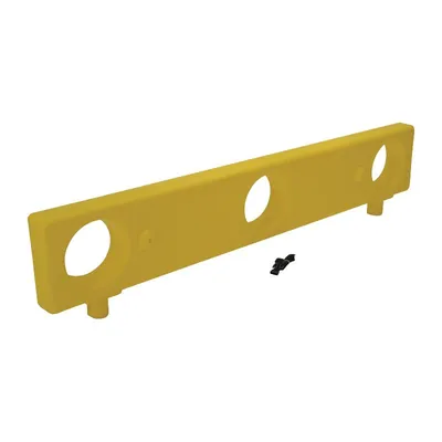Vestil BCD-76-EX12-YL Plastic Barricade Height Extension