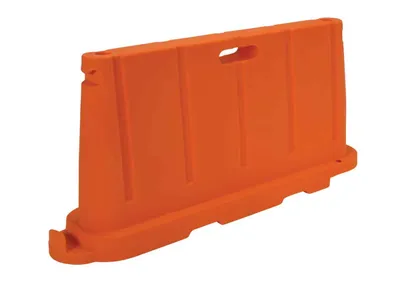 Vestil BCD-7636-OR Polyethylene Stackable Barricade