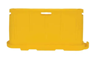 Vestil BCD-7636-YL Polyethylene Stackable Barricade 3