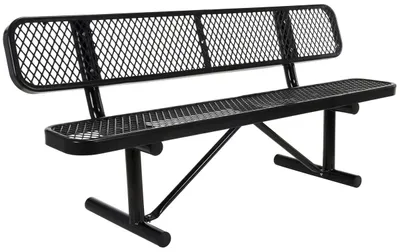 Vestil BEN-MX-72-BK Steel Bench