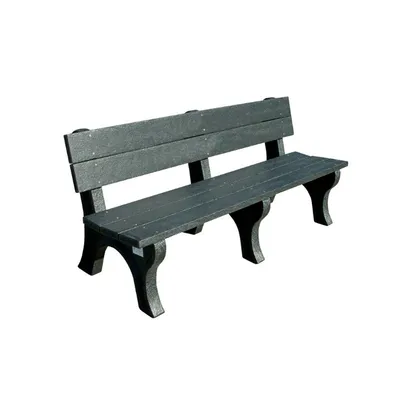 Vestil BEN-PTDB-72-BKBK Recycled Plastic Traditional Backed