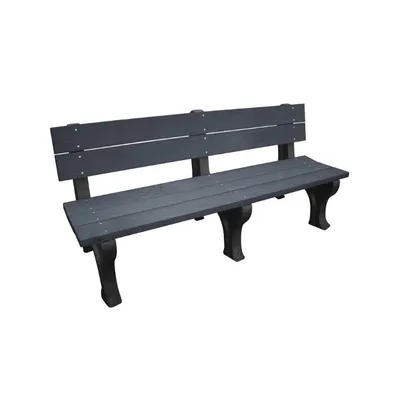 Vestil BEN-PTDB-72-BKCH Recycled Plastic Traditional Backed