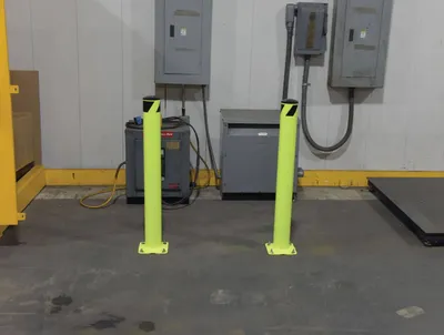 Vestil BOL-42-4.5-FYL warehouse equipment shown from an alternate angle