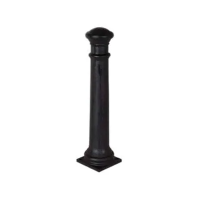 Vestil BOL-CI-38-8 Ductile Iron Decorative Bollard