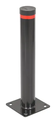 Vestil BOL-G-24-3.5 Garage Black Steel Pipe Safety Bollard