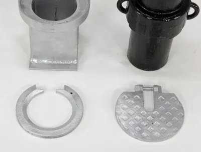 Vestil BOL-OR-40-BK warehouse equipment shown from an alternate angle