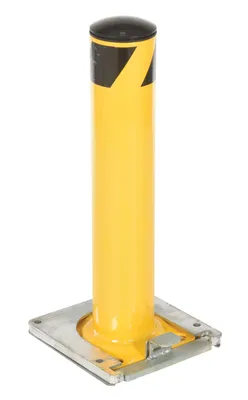 Vestil BOL-RF-24-4.5 Steel Surface Mounted Removable Pipe Safety Bollard