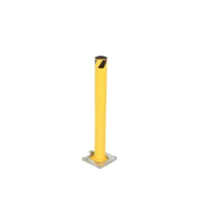 Vestil BOL-RF-42-5.5 Steel Surface Mounted Removable Pipe Safety Bollard