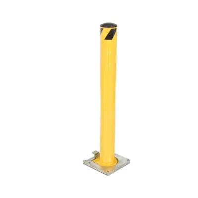Vestil BOL-RF-42-5.5 Steel Surface Mounted Removable Pipe Safety Bollard