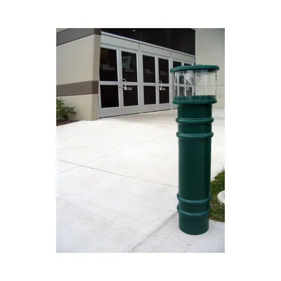 Vestil BPC-DM-LAC-FG Polyethylene Metro with AC Light Bollard Cover
