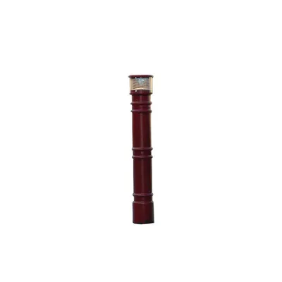 Vestil BPC-DM-LAC-R Polyethylene Metro with AC Light Bollard Cover