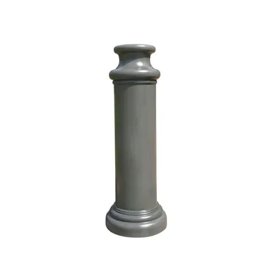 Vestil BPC-DP-GY Polyethylene Pawn Bollard Cover