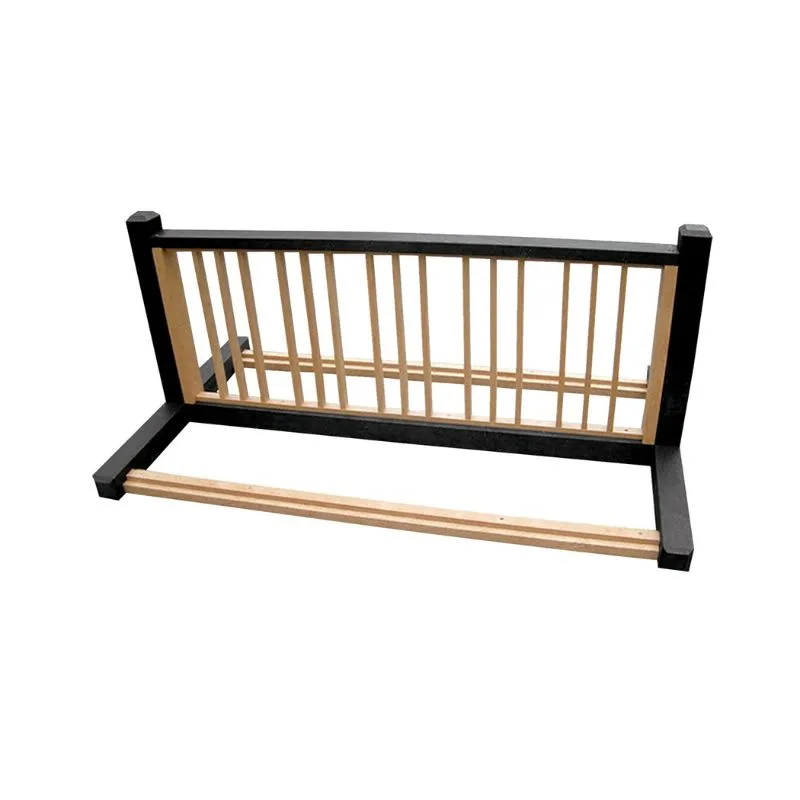 Vestil BR-P10-BK-CD Plastic Eco-Friendly Bike Rack