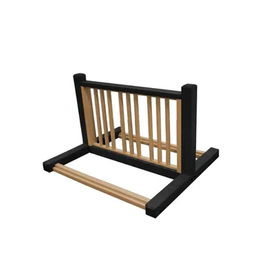 Vestil BR-P6-BK-CD Plastic Eco-Friendly Bike Rack