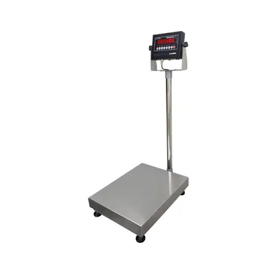 Vestil BS-915-1818-400 Steel Bench Scale with Stainless Steel Tray