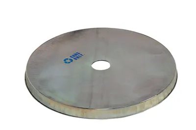 Vestil CAN-CAP-G Galvanized Open Head Drum Cover 2