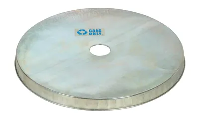 Vestil CAN-CAP-G Galvanized Open Head Drum Cover 3