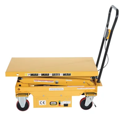 Vestil CART-1000D-DC Steel DC Powered Hydraulic Double Scissor Cart 3