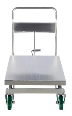 Vestil CART-1100-SS shown from an alternate angle