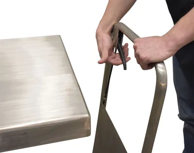 Vestil CART-1750-PSS shown from an alternate angle