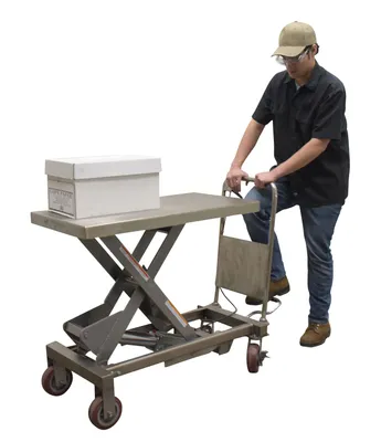 Vestil CART-1750-PSS shown from an alternate angle