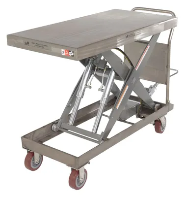 Vestil CART-2000-PSS Steel Hydraulic Elevating Cart