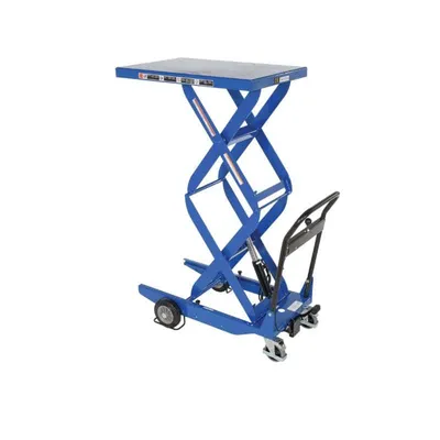 Vestil CART-400-D-HR Steel Double Scissor Cart with Hand Release